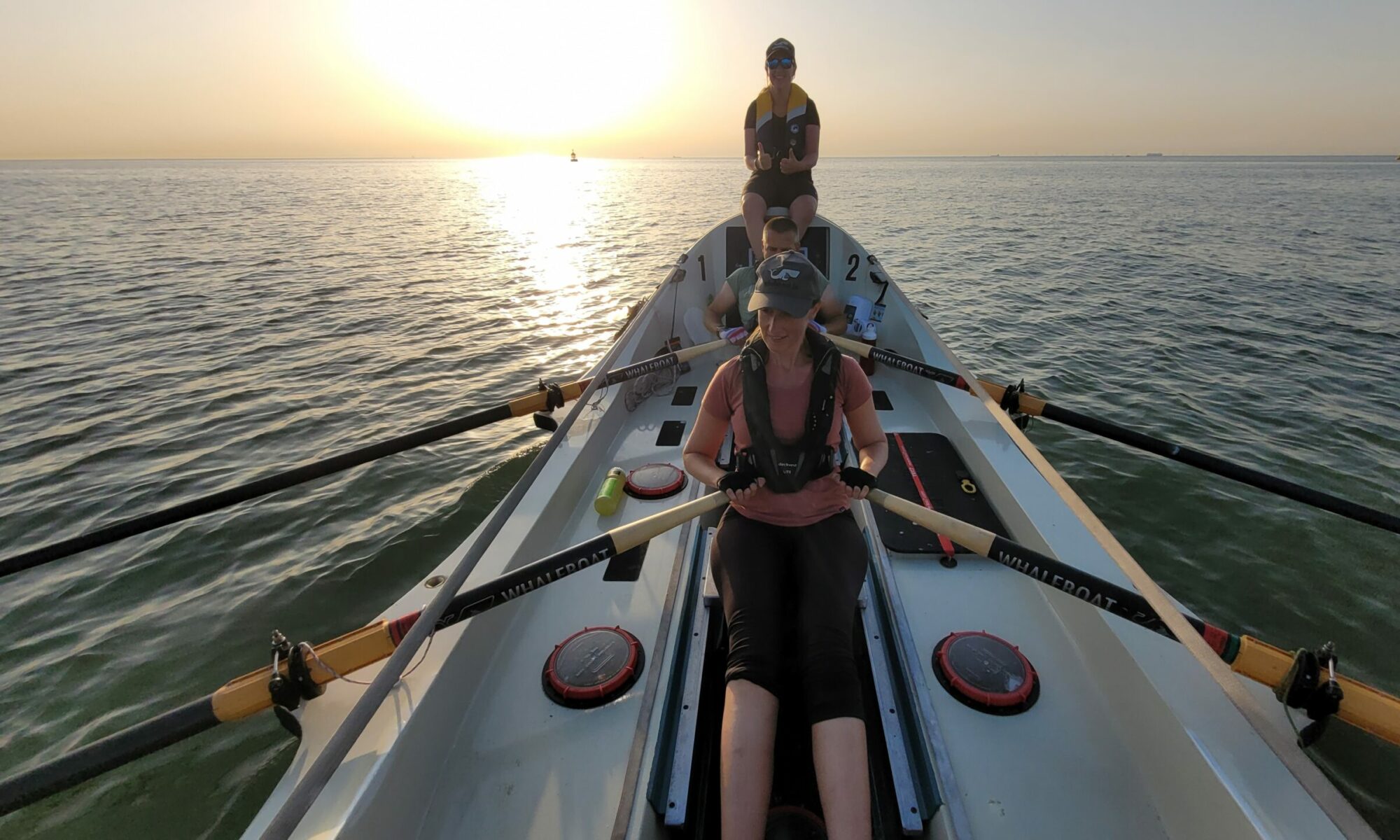C-row rowing at sea ocean rowing in Algarve Portimao stargazing